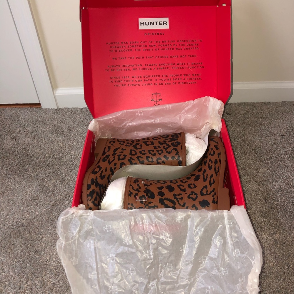 Hunter boots original refined- print